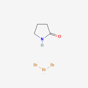 molecular formula C4H7NO B2492289 Pyrrolidone hydrotribromide CAS No. 22580-55-8