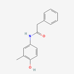 molecular formula C15H15NO2 B2492295 N-(4-hydroxy-3-methylphenyl)-2-phenylacetamide CAS No. 321691-61-6
