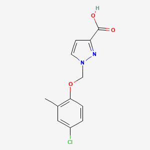1-((4-Chloro-2-methylphenoxy)methyl)-1H-pyrazole-3-carboxylic acid