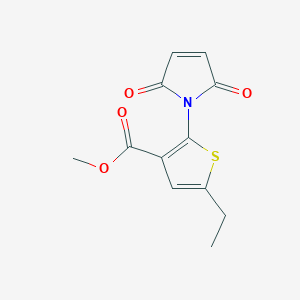 methyl 2-(2,5-dioxo-2,5-dihydro-1H-pyrrol-1-yl)-5-ethylthiophene-3-carboxylate