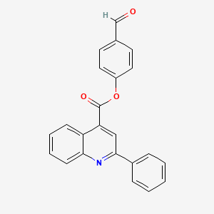4-Formylphenyl 2-phenylquinoline-4-carboxylate