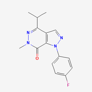 1-(4-fluorophenyl)-4-isopropyl-6-methyl-1H-pyrazolo[3,4-d]pyridazin-7(6H)-one