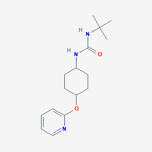 1-(Tert-butyl)-3-((1r,4r)-4-(pyridin-2-yloxy)cyclohexyl)urea