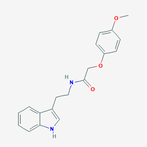molecular formula C19H20N2O3 B249234 N-[2-(1H-indol-3-yl)ethyl]-2-(4-methoxyphenoxy)acetamide 