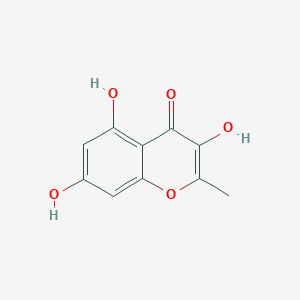 molecular formula C11H14N4O2 B2492351 4H-1-Benzopyran-4-one, 3,5,7-trihydroxy-2-methyl- CAS No. 22105-17-5