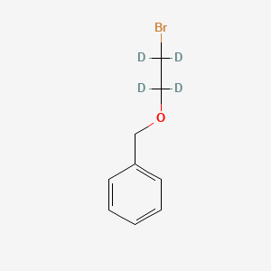 molecular formula C9H11BrO B2492361 {[2-bromo(1,1,2,2-(2)H)ethoxy]methyl}benzene CAS No. 122775-16-0