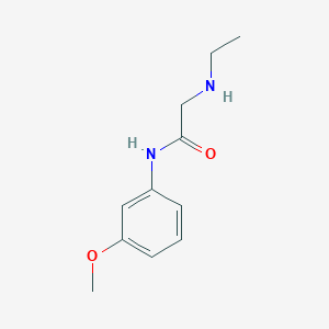molecular formula C11H16N2O2 B2492371 2-(ethylamino)-N-(3-methoxyphenyl)acetamide CAS No. 743444-53-3