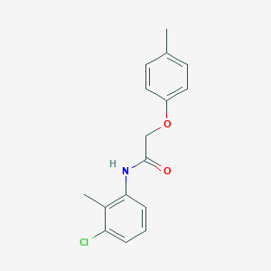 molecular formula C16H16ClNO2 B249238 N-(3-chloro-2-methylphenyl)-2-(4-methylphenoxy)acetamide 