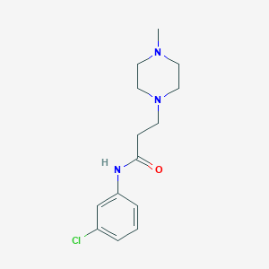 N-(3-Chloro-phenyl)-3-(4-methyl-piperazin-1-yl)-propionamide