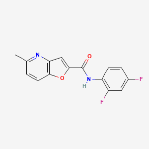 B2492390 N-(2,4-difluorophenyl)-5-methylfuro[3,2-b]pyridine-2-carboxamide CAS No. 941928-48-9
