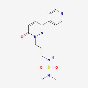1-[3-(Dimethylsulfamoylamino)propyl]-6-oxo-3-pyridin-4-ylpyridazine
