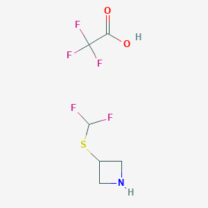 3-(Difluoromethylsulfanyl)azetidine;2,2,2-trifluoroacetic acid