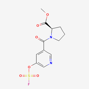 Methyl (2R)-1-(5-fluorosulfonyloxypyridine-3-carbonyl)pyrrolidine-2-carboxylate
