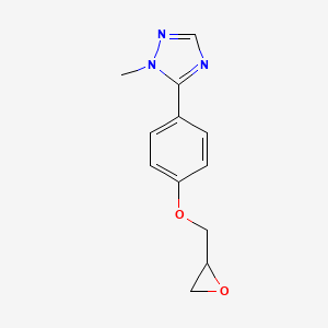 1-Methyl-5-[4-(oxiran-2-ylmethoxy)phenyl]-1,2,4-triazole
