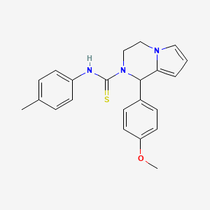 1-(4-methoxyphenyl)-N-(p-tolyl)-3,4-dihydropyrrolo[1,2-a]pyrazine-2(1H)-carbothioamide