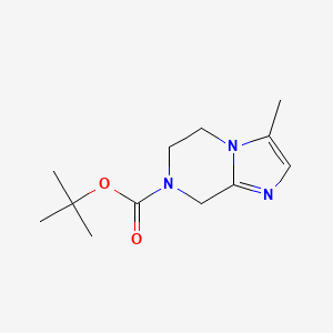 tert-Butyl 3-methyl-5,6-dihydroimidazo[1,2-a]pyrazine-7(8H)-carboxylate