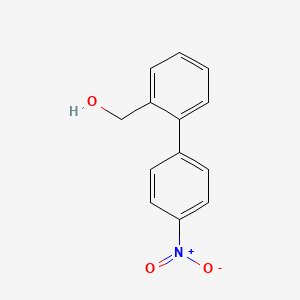 molecular formula C13H11NO3 B2492496 (4'-Nitro[1,1'-biphenyl]-2-yl)methanol CAS No. 500294-19-9