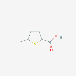 molecular formula C6H10O2S B2492609 5-Methylthiolane-2-carboxylic acid CAS No. 1206675-27-5
