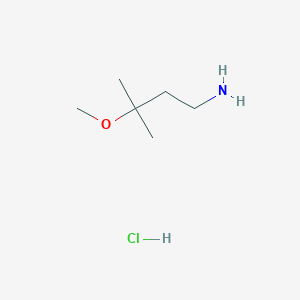 B2492631 3-Methoxy-3-methylbutan-1-amine hydrochloride CAS No. 1454690-49-3