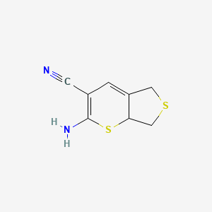 2-amino-7,7a-dihydro-5H-thieno[3,4-b]thiopyran-3-carbonitrile