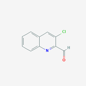 molecular formula C10H6ClNO B2492661 3-Chloroquinoline-2-carbaldehyde CAS No. 1169394-26-6