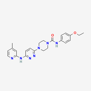 N-(4-ethoxyphenyl)-4-(6-((4-methylpyridin-2-yl)amino)pyridazin-3-yl)piperazine-1-carboxamide