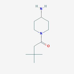 molecular formula C11H22N2O B2492774 1-(4-Aminopipéridin-1-yl)-3,3-diméthylbutan-1-one CAS No. 954575-08-7