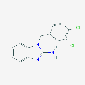 molecular formula C14H11Cl2N3 B249279 1-(3,4-dichlorobenzyl)-1H-benzimidazol-2-amine 