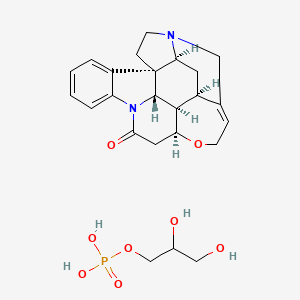 molecular formula C21H26N4O3S B2492792 士的宁甘油磷酸盐 CAS No. 17140-57-7