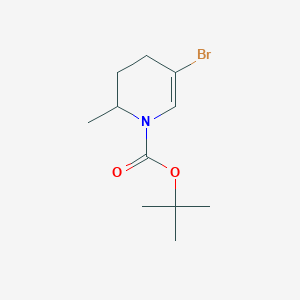 molecular formula C11H18BrNO2 B2492811 叔丁基-5-溴-2-甲基-3,4-二氢吡啶-1(2H)-羧酸叔丁酯 CAS No. 2219376-74-4