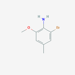 molecular formula C8H10BrNO B2492834 2-溴-6-甲氧基-4-甲基苯胺 CAS No. 147699-87-4