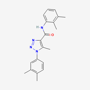 molecular formula C20H22N4O B2492840 N-(2,3-dimethylphenyl)-1-(3,4-dimethylphenyl)-5-methyl-1H-1,2,3-triazole-4-carboxamide CAS No. 866896-17-5