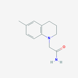 6-Methyl-1,2,3,4-tetrahydroquinoline-1-acetamide