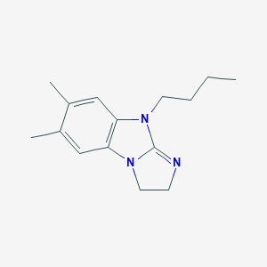molecular formula C15H21N3 B249288 9-butyl-6,7-dimethyl-2,9-dihydro-3H-imidazo[1,2-a]benzimidazole 