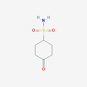 molecular formula C6H11NO3S B2492889 4-Oxocyclohexane-1-sulfonamide CAS No. 1934434-18-0