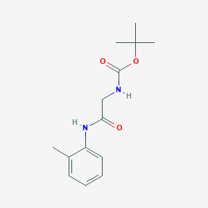molecular formula C14H20N2O3 B2492892 tert-butyl N-{[(2-methylphenyl)carbamoyl]methyl}carbamate CAS No. 1387759-21-8