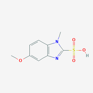 molecular formula C9H10N2O4S B249291 5-methoxy-1-methyl-1H-benzimidazole-2-sulfonic acid 