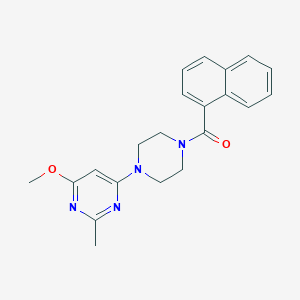 (4-(6-Methoxy-2-methylpyrimidin-4-yl)piperazin-1-yl)(naphthalen-1-yl)methanone