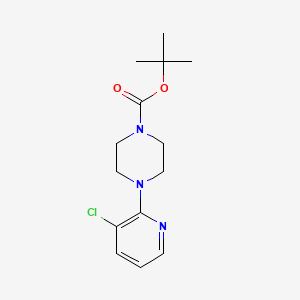 molecular formula C14H20ClN3O2 B2492951 叔丁基-4-(3-氯吡啶-2-基)哌嗪-1-甲酸酯 CAS No. 683240-45-1