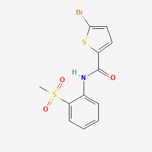 5-bromo-N-(2-(methylsulfonyl)phenyl)thiophene-2-carboxamide