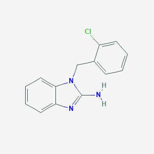 molecular formula C14H12ClN3 B249299 1-(2-chlorobenzyl)-1H-benzimidazol-2-amine 