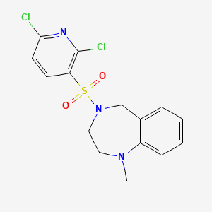 4-[(2,6-dichloropyridin-3-yl)sulfonyl]-1-methyl-2,3,4,5-tetrahydro-1H-1,4-benzodiazepine