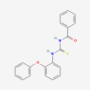 molecular formula C20H16N2O2S B2493007 N-benzoyl-N'-(2-phenoxyphenyl)thiourea CAS No. 76839-52-6
