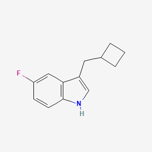 3-(Cyclobutylmethyl)-5-fluoro-1H-indole