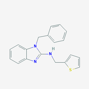molecular formula C19H17N3S B249303 1-benzyl-N-(2-thienylmethyl)-1H-benzimidazol-2-amine 