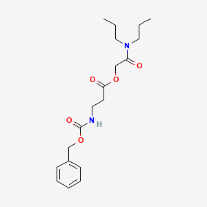 2-(Dipropylamino)-2-oxoethyl 3-(((benzyloxy)carbonyl)amino)propanoate