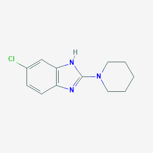 molecular formula C12H14ClN3 B249306 6-chloro-2-piperidin-1-yl-1H-benzimidazole 
