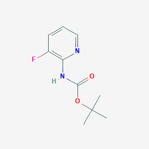 molecular formula C10H13FN2O2 B2493233 Tert-butyl N-(3-fluoropyridin-2-YL)carbamate CAS No. 603310-25-4