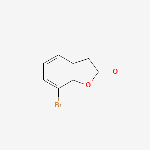 molecular formula C8H5BrO2 B2493239 7-溴苯并呋喃-2(3H)-酮 CAS No. 2092781-99-0