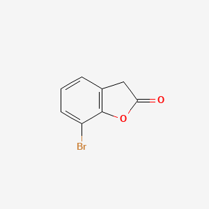 molecular formula C8H5BrO2 B2493239 7-Bromobenzofuran-2(3H)-on CAS No. 2092781-99-0